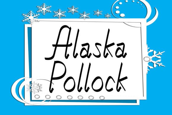 Alaska Pollock: A Refined Script Font for Thoughtful Branding