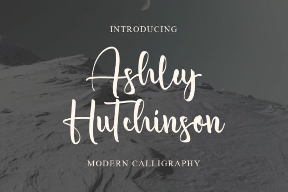 Ashley Hutchinson: A Script Font That Elevates Digital Branding