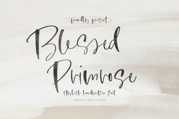 Blessed Primrose: A Premium Script Font for Scroll-Stopping Brand Content