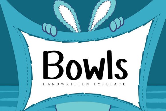 Bowls: A Playful Handwritten Font for Authentic Branding