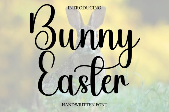 Bunny Easter Font: Handwritten Elegance for Crafters & Sellers
