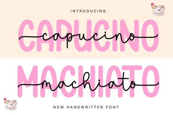 Capucino Machiato Duo: A Romantic, Professional Font Pair for Small Business Branding