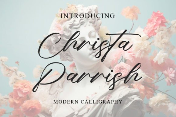 Christa Parrish: A Strategic Script Font for Scroll-Stopping Brand Content