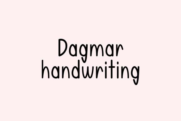Dagmar: A Friendly Handwritten Font for Makers