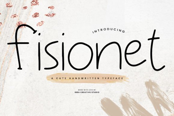 Fisionet: A Handwritten Typeface That Feels Like a Smile