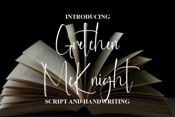 Gretchen Mcknight: A Handwritten Font with Editorial Warmth