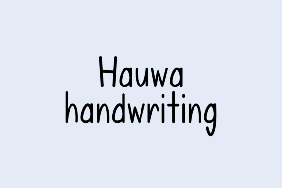 Hauwa: A Handwritten Font That Makes Campaigns Feel Human