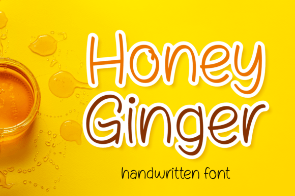 Honey Ginger: A Playful Handwritten Font for Campaign Charm