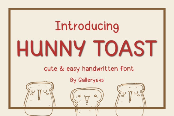 Hunny Toast: A Playful Handwritten Font for Editorial Charm