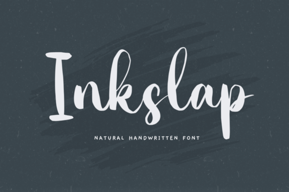Inkslap: A Natural Handwritten Font for Real Small Business Branding