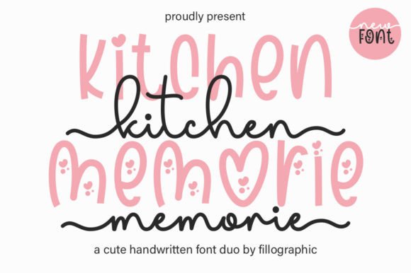 Kitchen Memorie: A Handwritten Script Font for Editorial Charm