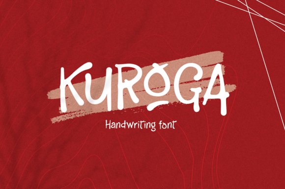 Kuroga: A Handwritten Font That Commands Attention