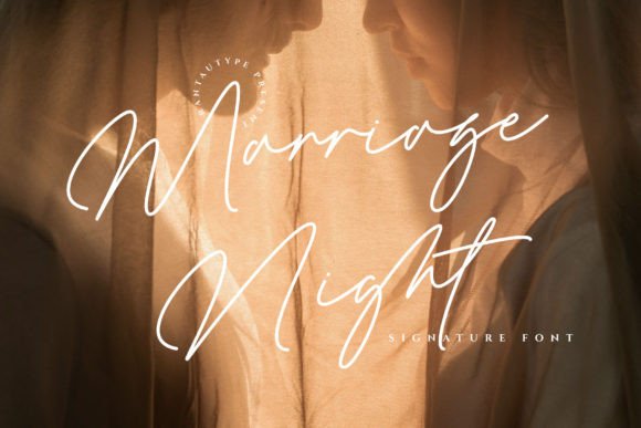 Marriage Night: A Refined Script Font for Editorial Elegance