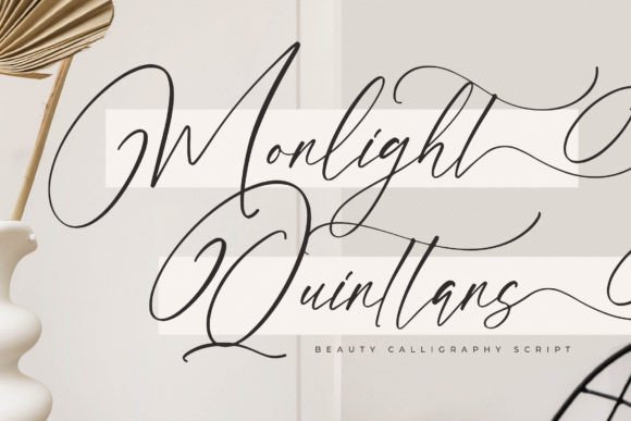 Monlight Quinttans: A Luxury Script Font That Earns Its Place in Campaign Visuals