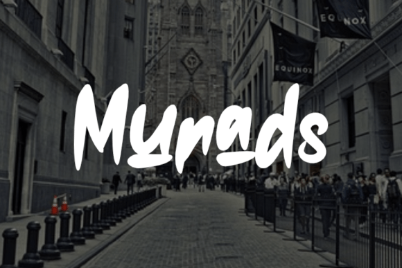 Murads: A Distinctive Script Font for Editorial Design