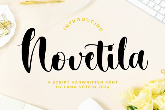 Novetila: A Script Font That Makes Your Brand Feel Thoughtful & Polished