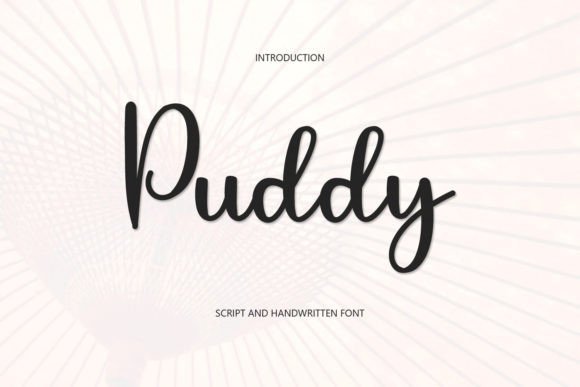Puddy: A Natural Handwriting Font for Authentic Branding