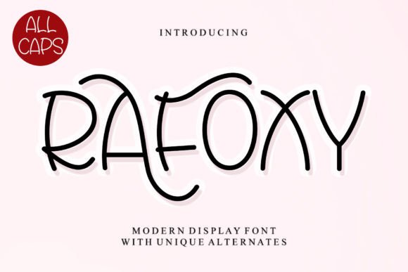 Rafoxy: A Playful Script Font That Lifts Digital Branding