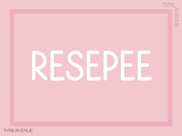 Resepee: A Handwritten Font That Builds Warmth and Trust