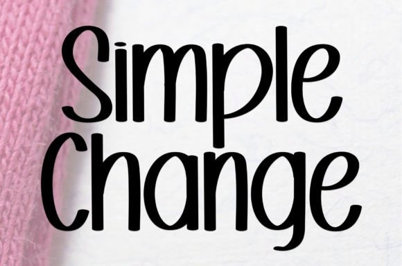 Simple Change: A Festive Font That Elevates Your Brand