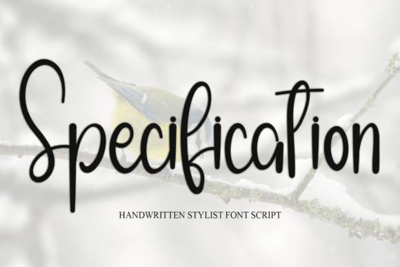 Specification: A Playful Handwritten Font for Modern Web Design