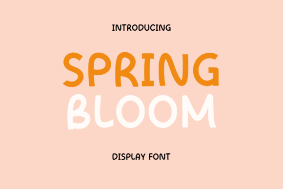 Spring Bloom: A Playful Handwritten Font for Warm Brand Identities