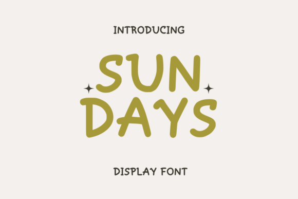Sun Days: A Playful Handwritten Font for Digital Branding