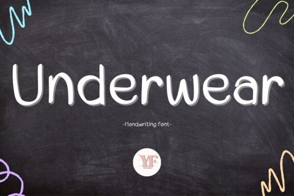 Underwear Font: A Warm, Handwritten Typeface for Real Branding