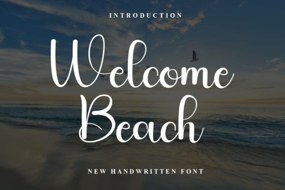 Welcome Beach: A Refined Script Font for Thoughtful Branding