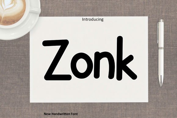 Zonk: A Festive Script Font for Joyful Digital Experiences